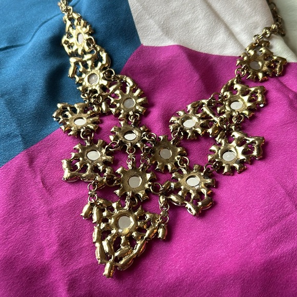 Gold Statement Necklace - Picture 9 of 11